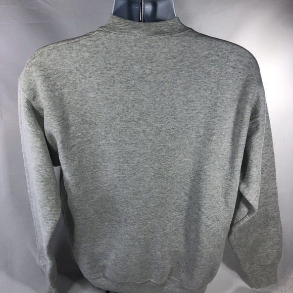 VINTAGE DERBY RIDGE DRAGONS SWEATSHIRT USA MADE PULLOVER CREWNECK GRAY L 90s - Picture 6 of 12